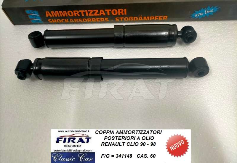 AMMORTIZZATORI RENAULT CLIO 90 - 98 POST. (=341148)